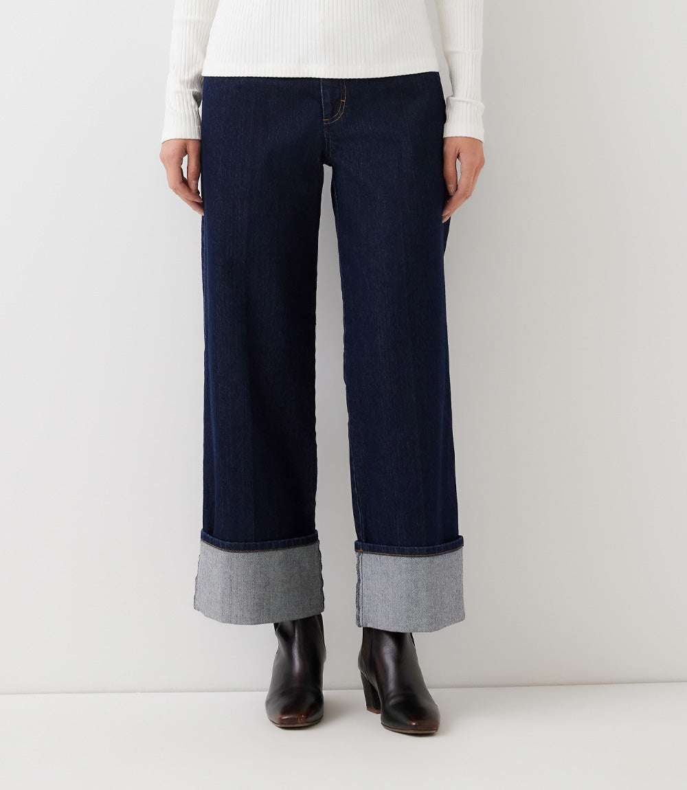 Cuff Cropped Jeans