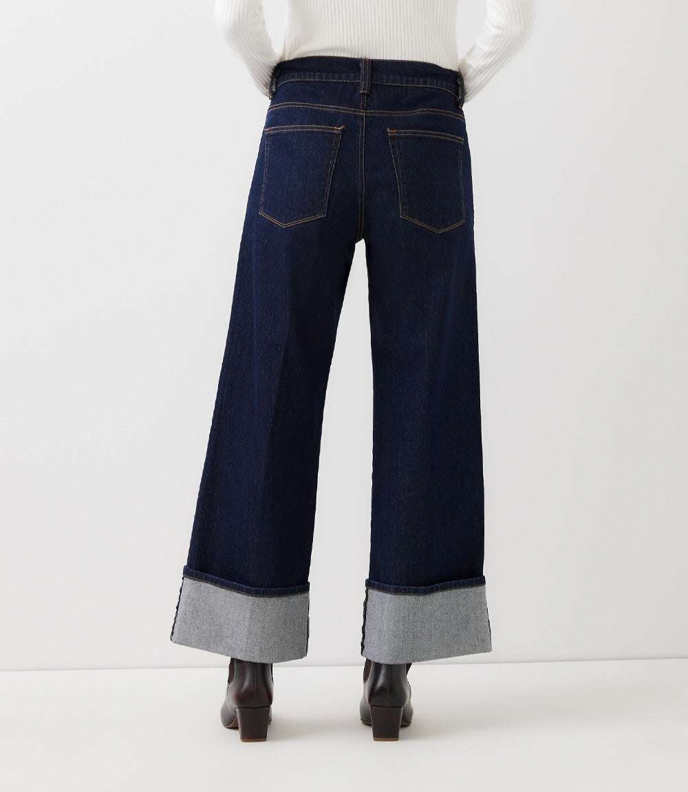 Cuff Cropped Jeans