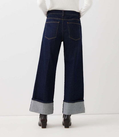 Cuff Cropped Jeans