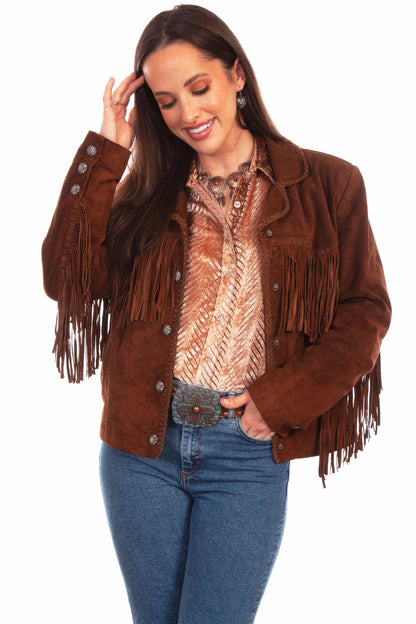 Scully Vintage Fringe - Women's Leather Jacket