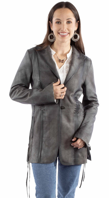 Scully Vintage Lacing - Women's Leather Jacket