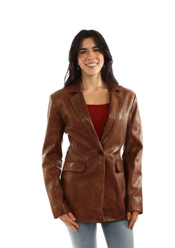 Scully Classic Lapels - Women's Leather Blazer