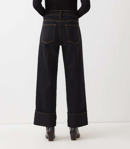 Cuffed Cropped Jeans