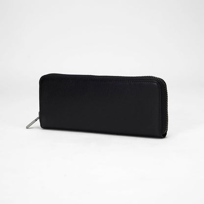 Loyal West RANCH ROAD JEWELERY CASE IN CALF LEATHER - BLACK