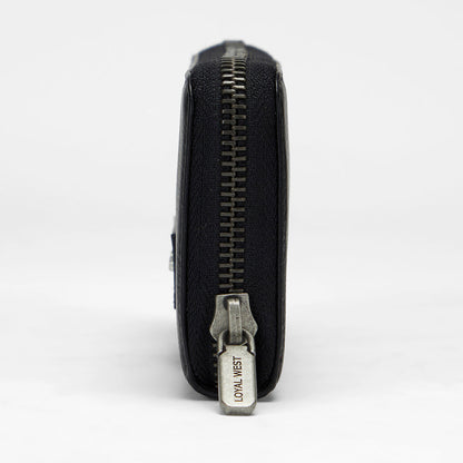 Loyal West RANCH ROAD JEWELERY CASE IN CALF LEATHER - BLACK