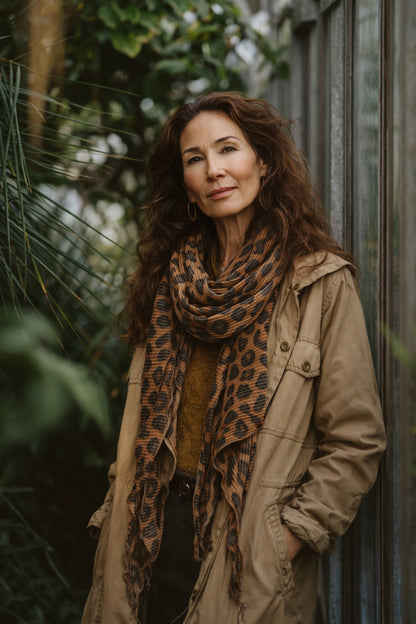 Leopard DNA Scarf