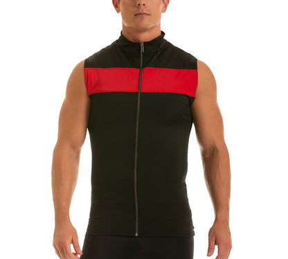 Insta Slim I.S.Pro USA Compression Activewear Color Block Zip Up Vest-MA0012