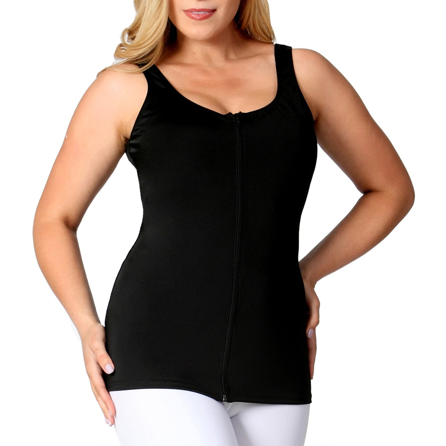 Instantfigure Front Zip Up Vest MD209
