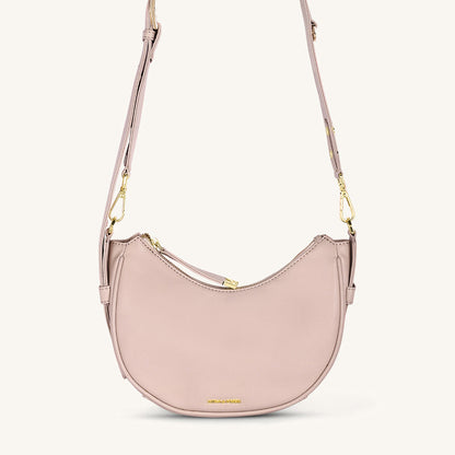 Mira & Moss Sabine Crescent Crossbody Bag - Transcendent Pink