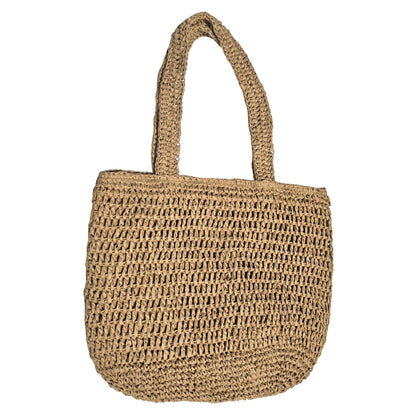 Woven Straw Tote Bag – Lightweight Everyday & Beach Carryall MMA8672