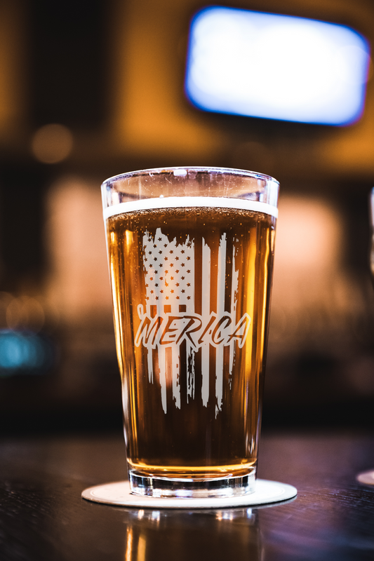 Merica 16oz Pint Glass Set