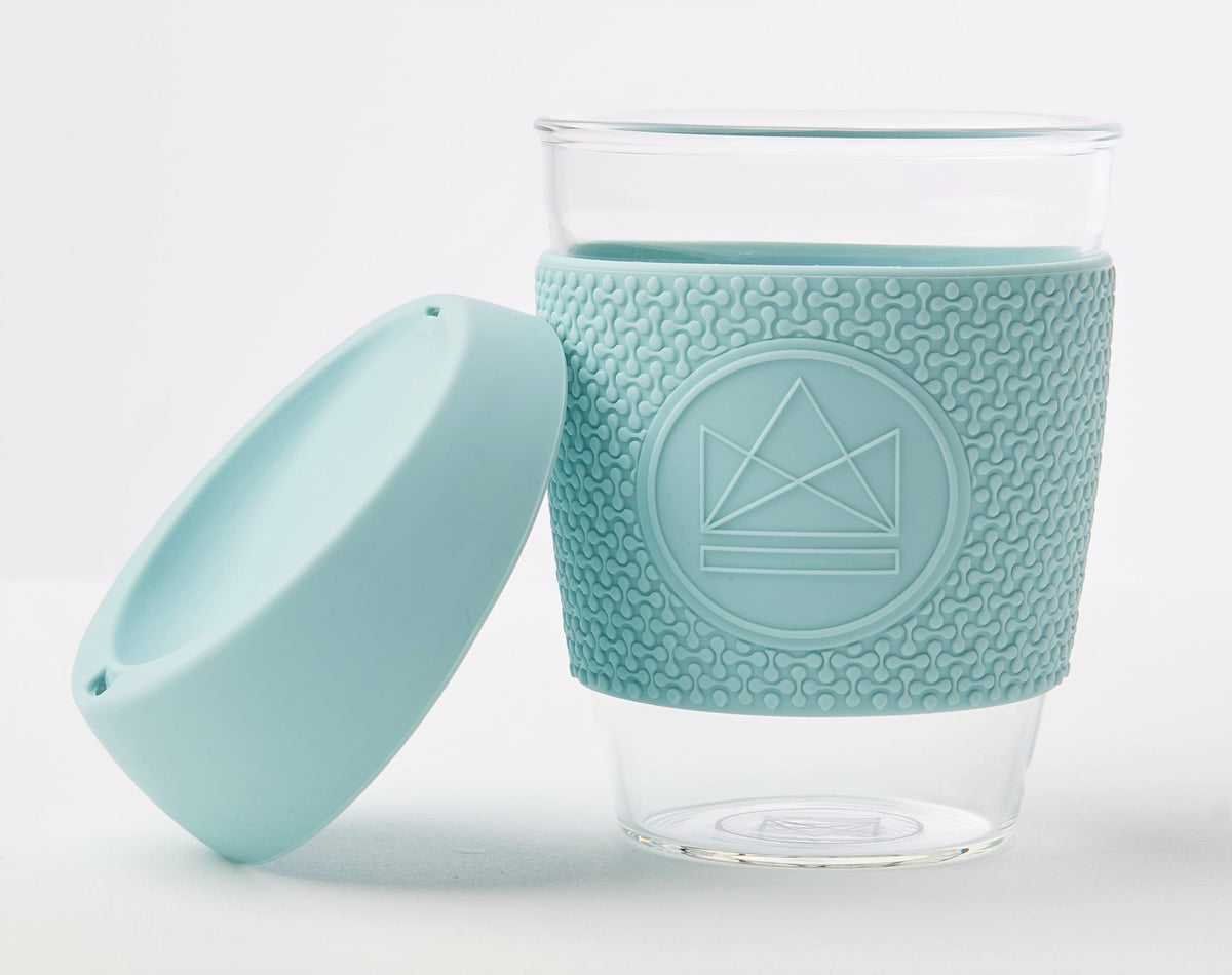 Reusable Glass Coffee Cup-12oz