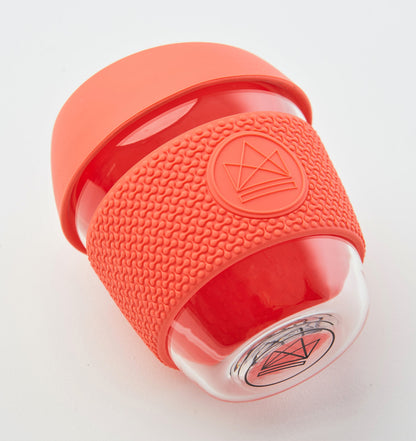 Reusable Glass Coffee Cup-8oz