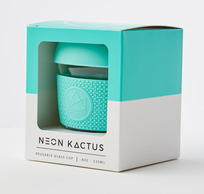 Reusable Glass Coffee Cup-8oz