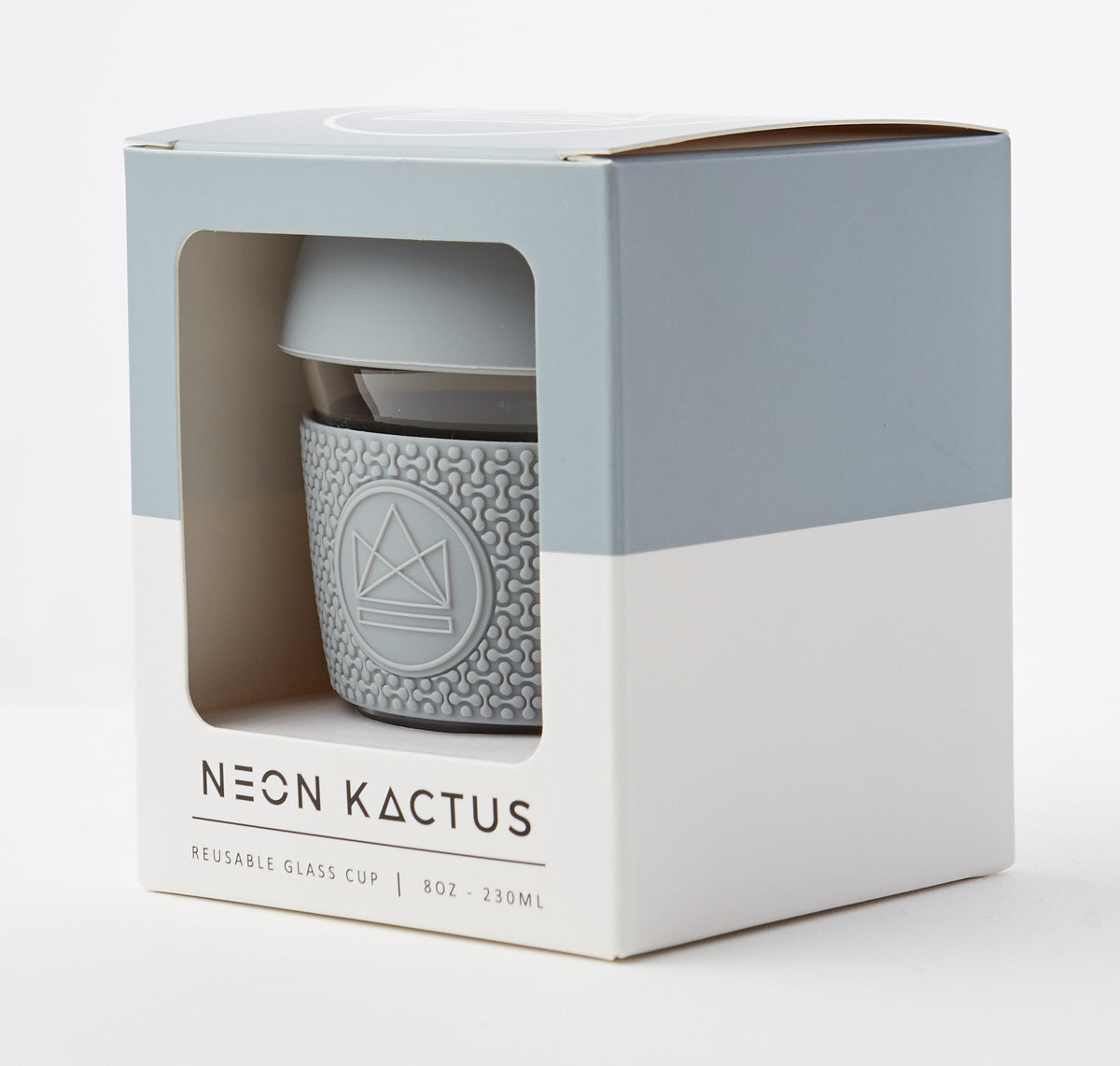 Reusable Glass Coffee Cup-8oz