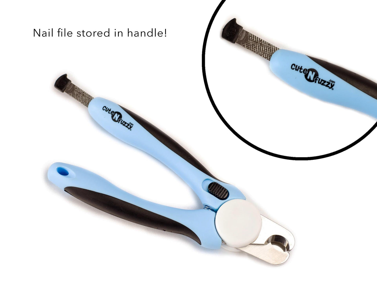 Professional Heavy Duty Pet Nail Clipper w Nail File by cuteNfuzzy
