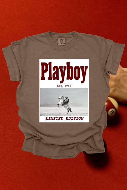 Playboy Cowboy Graphic Tee