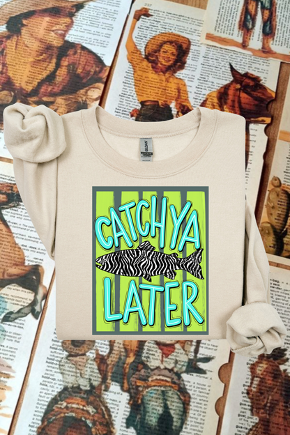 Catch You Later Zebra Sweatshirt