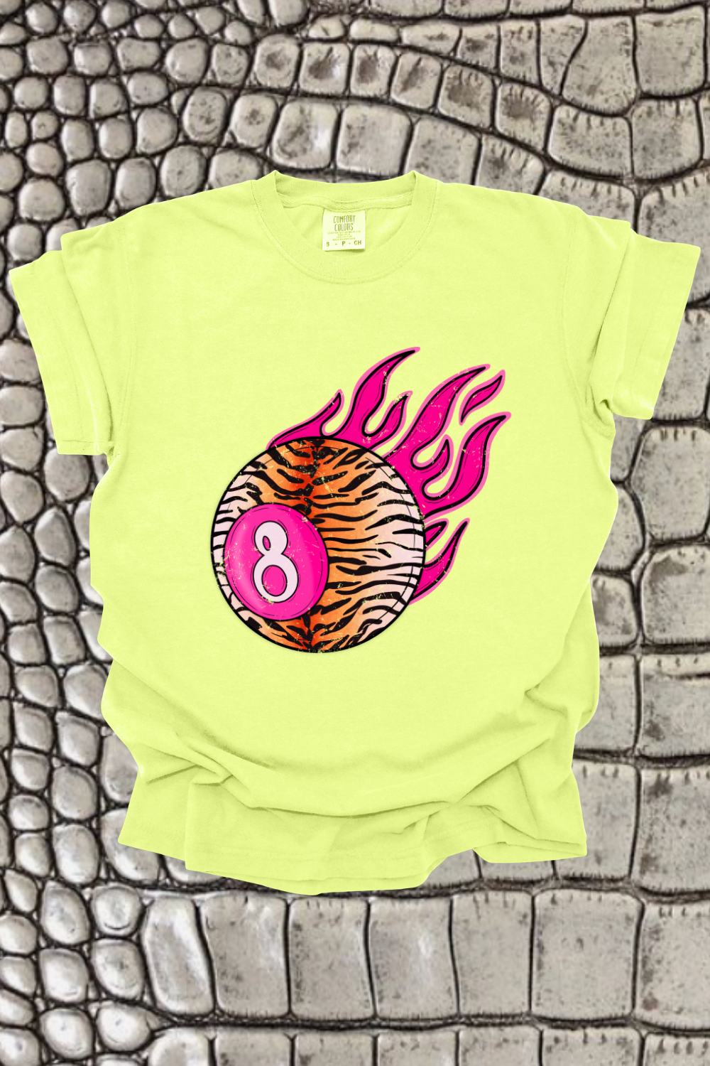 Pink 8Ball Graphic Tee