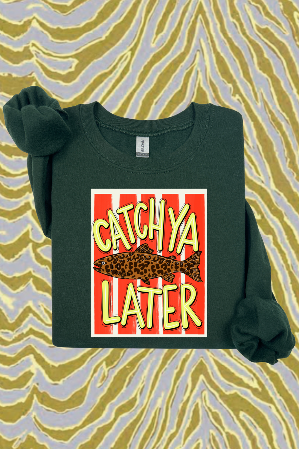 Catch You Later Leopard Sweatshirt