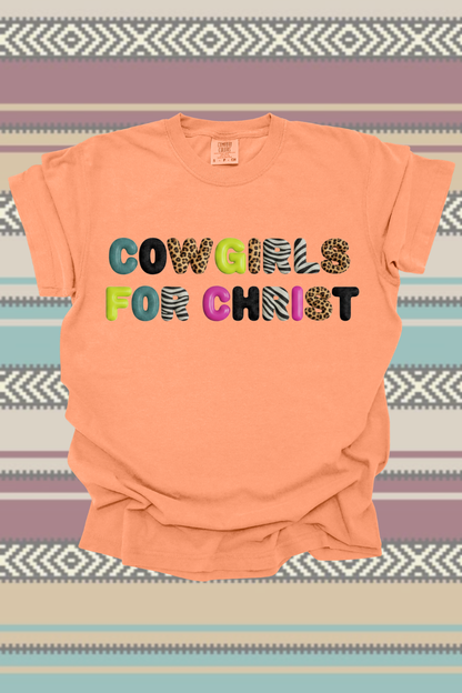 Cowgirls For Christ Graphic Tee