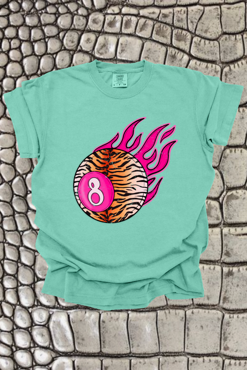 Pink 8Ball Graphic Tee