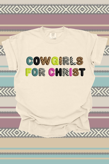 Cowgirls For Christ Graphic Tee