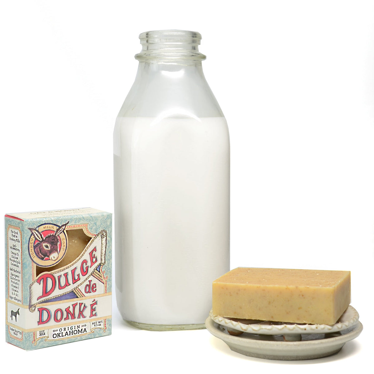 Donkey Milk Soap, Colloidal Oat & Honey 4.5 oz