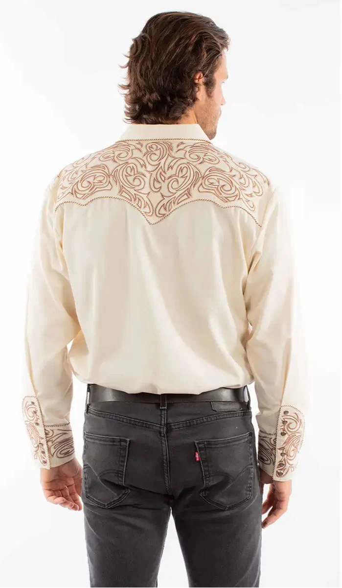 Scully Silverado  - Embroidered Men's Western Shirt