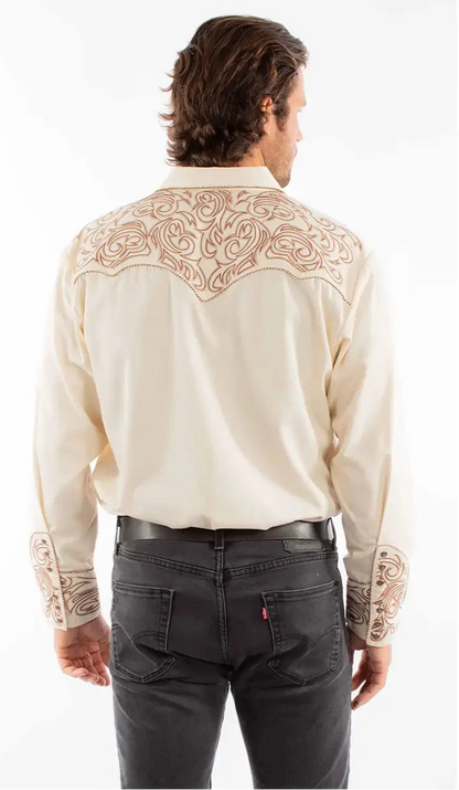 Scully Silverado  - Embroidered Men's Western Shirt