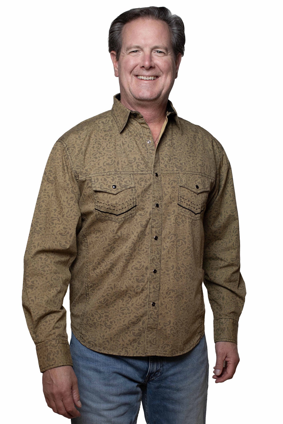 Scully Signature Stripe - Men's Dress Shirt