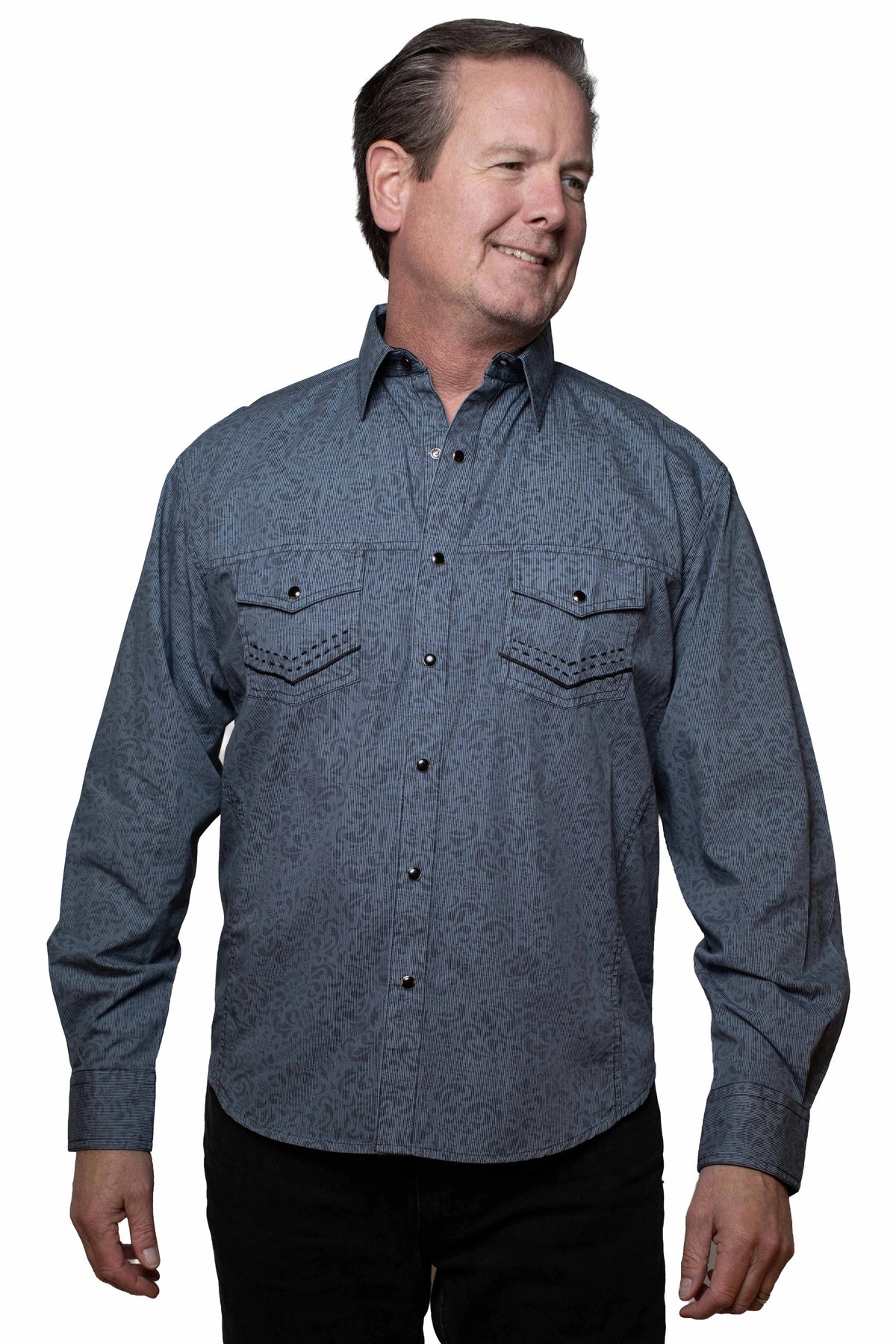 Scully Signature Stripe - Men's Dress Shirt