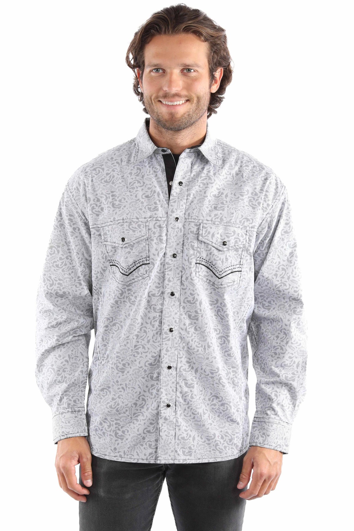 Scully Signature Stripe - Men's Dress Shirt