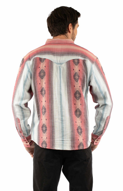 Scully Diamond Stripes - Men's Western Shirt