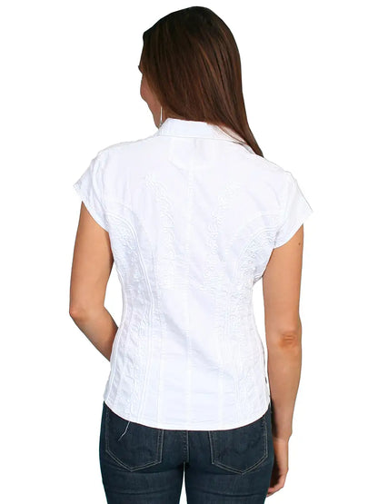 Scully Cantina Short Sleeve Blouse (PSL-066) - Women's Shirt