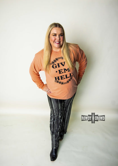 DS Give 'Em Hell Long Sleeve Tee