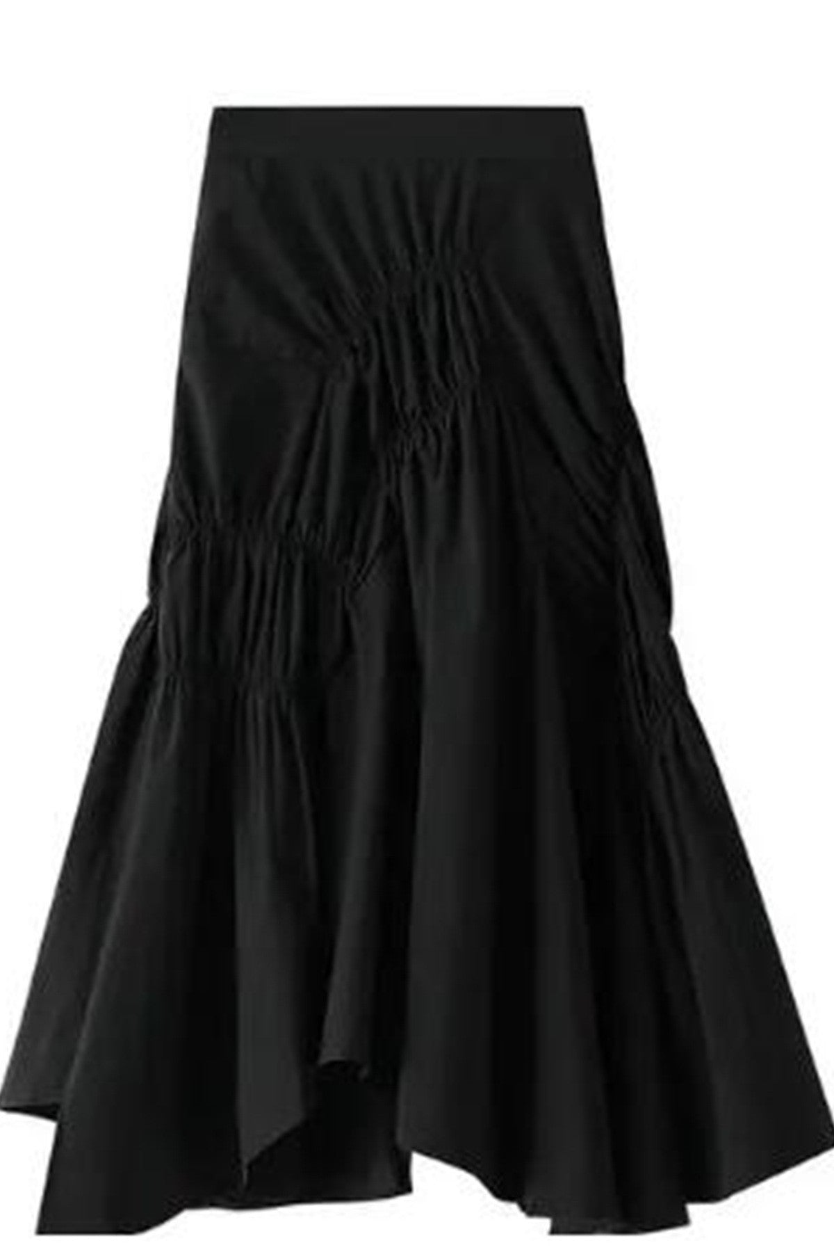 Ruffled layered skirt