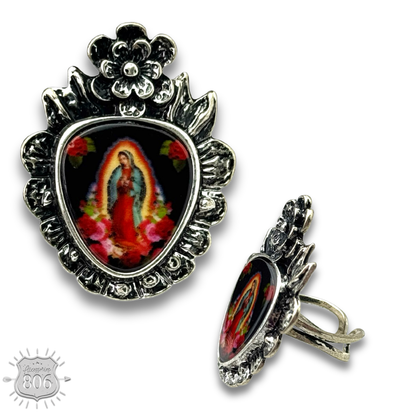 Our Lady of Guadalupe ring - LC