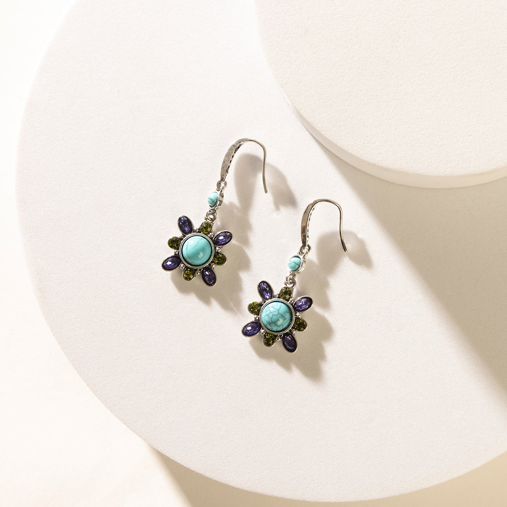 Calibri Trail Earrings In Blue