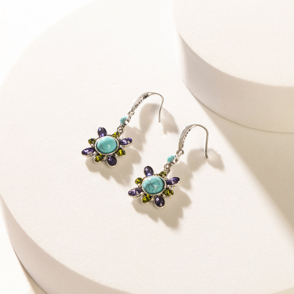 Calibri Trail Earrings In Blue