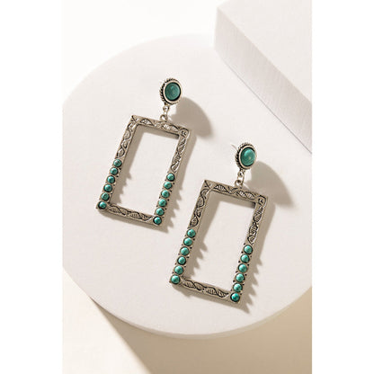 Windows of My Soul Earrings In Blue