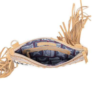 Timber Trail leather Bag in Burnished Bronze & Soft Porcelain