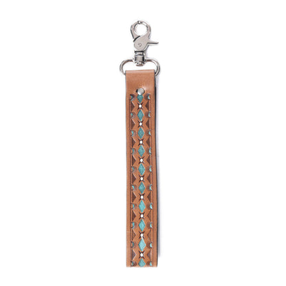 Canyon Spire Key Fob In Brown