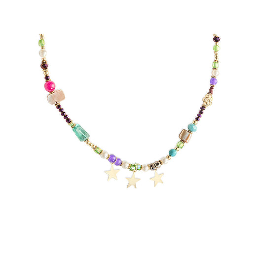Tri-Star Trail Necklace