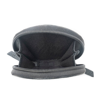 Mesa Halo Hairon Coin Pouch in Black & White