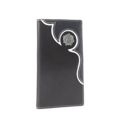 Blacksmith’s Mark Leather Wallet in Onyx Black
