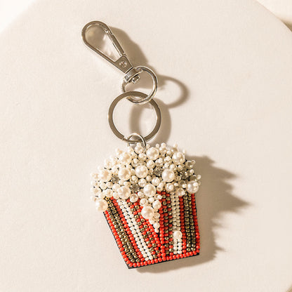 Lights, Camera, Pop! Keychain in Cherry Shine