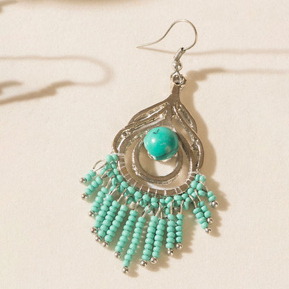 Sway of the Sea Earrings in Lagoon Blue