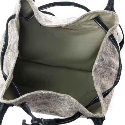 Myra Sel de Mer Bucket Backpack in Aged Grey