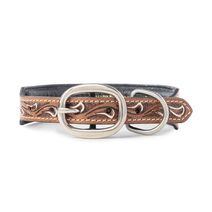 Prairie Sunflower Trail Dog Collar in Sandstone